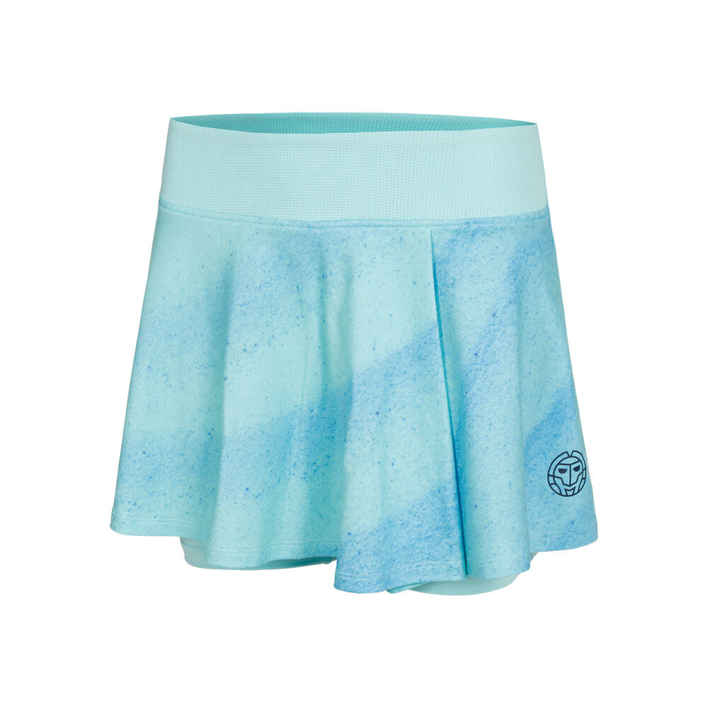 Women Beach Spirit Printed Wavy Skort
