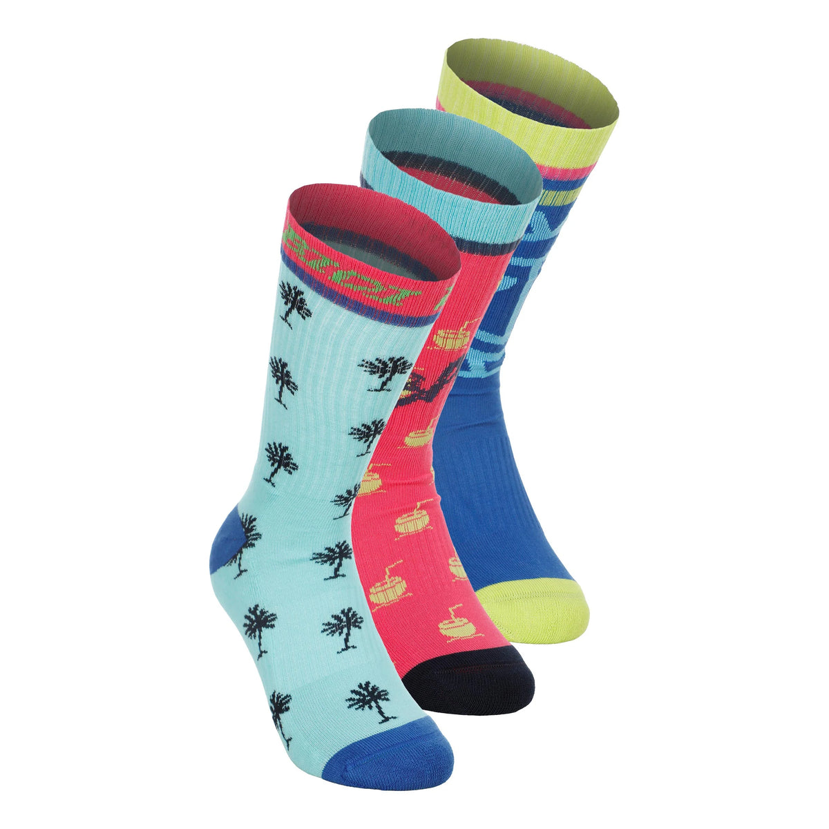 Printed Move Socks Mixed