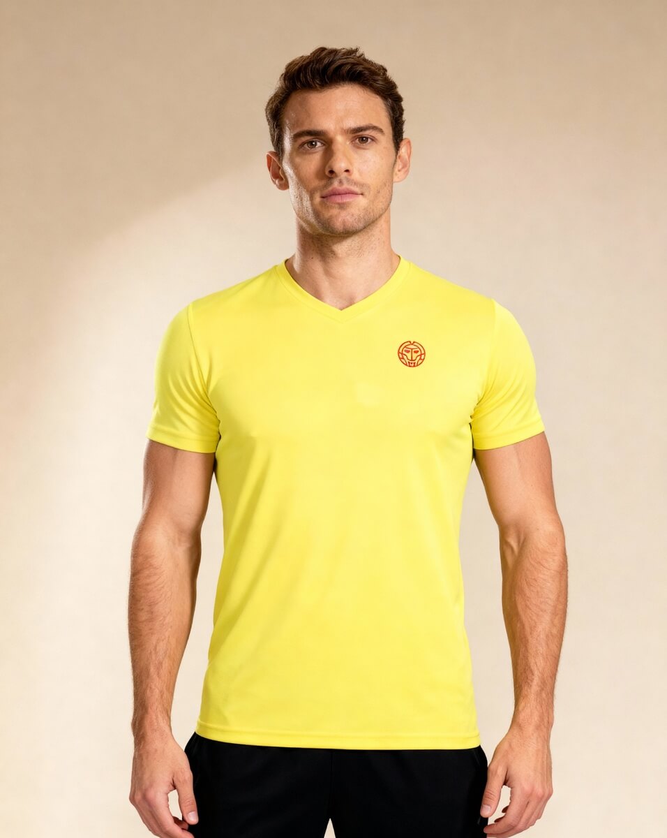 Ted Tech Tee Neon Yellow/Red