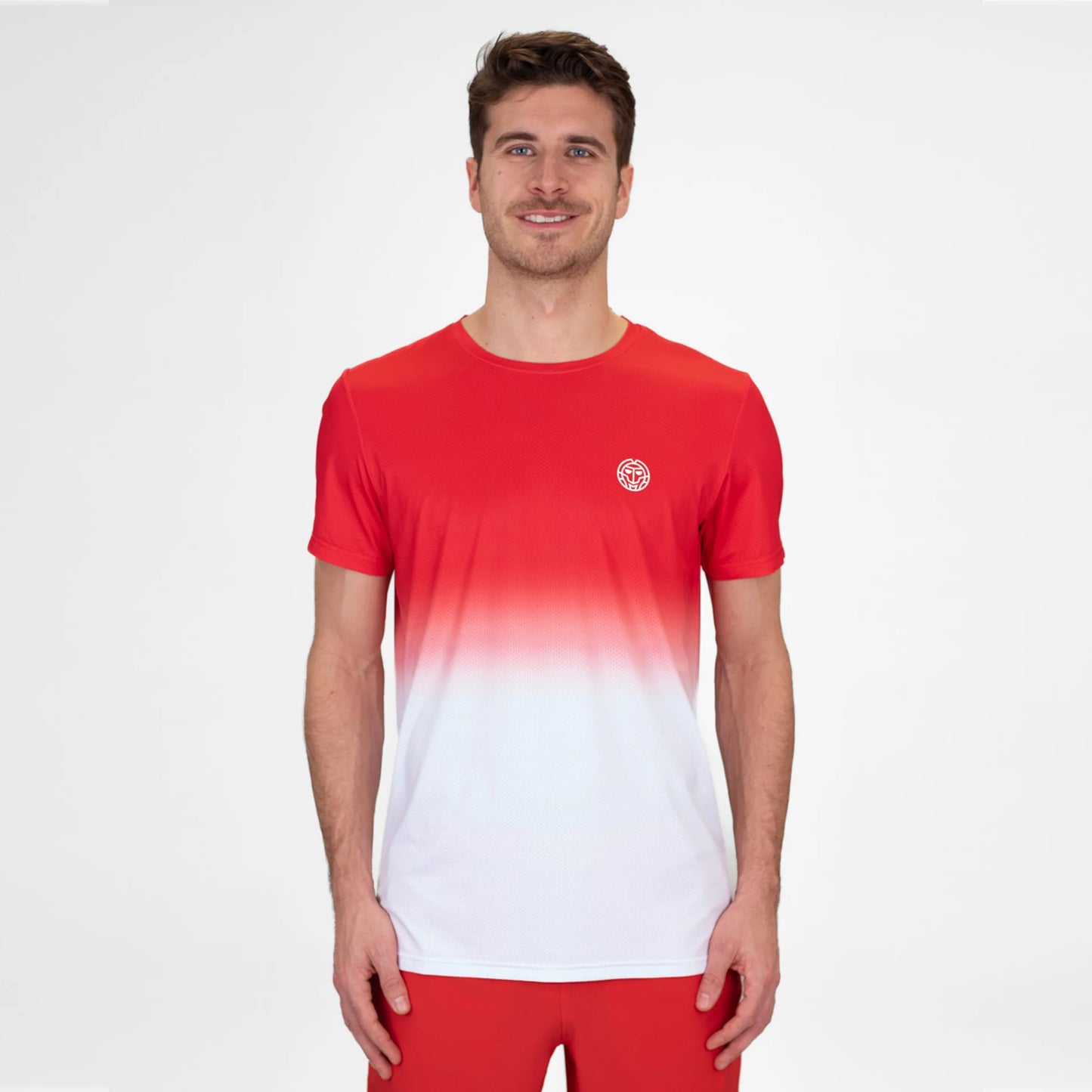 Crew Gradient Tee Red/White