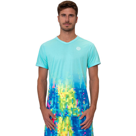 Melbourne Tee Aqua/Mixed