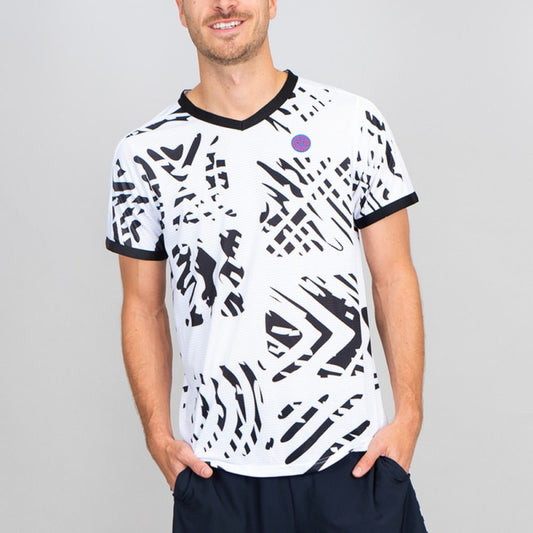 Melbourne Tee White/Black