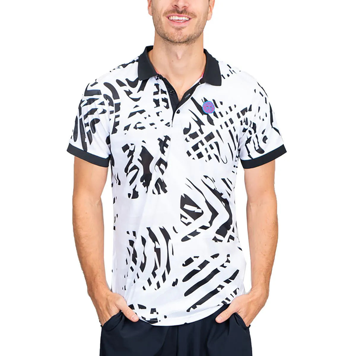 Melbourne Polo White/Black
