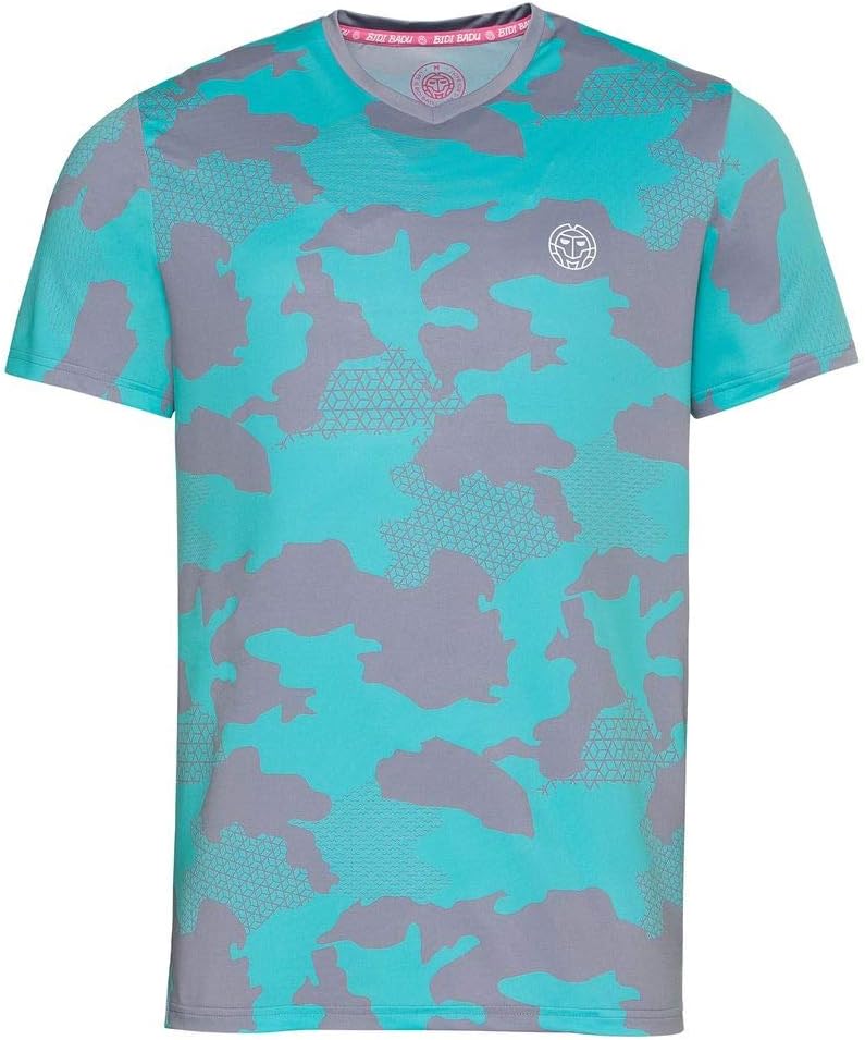 Nio Tee Grey/Aqua