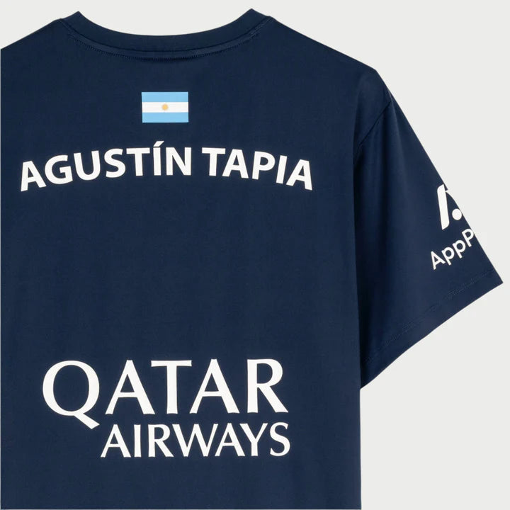 Agustin Tapia Sponsors AT10 Navy Blue T-Shirt