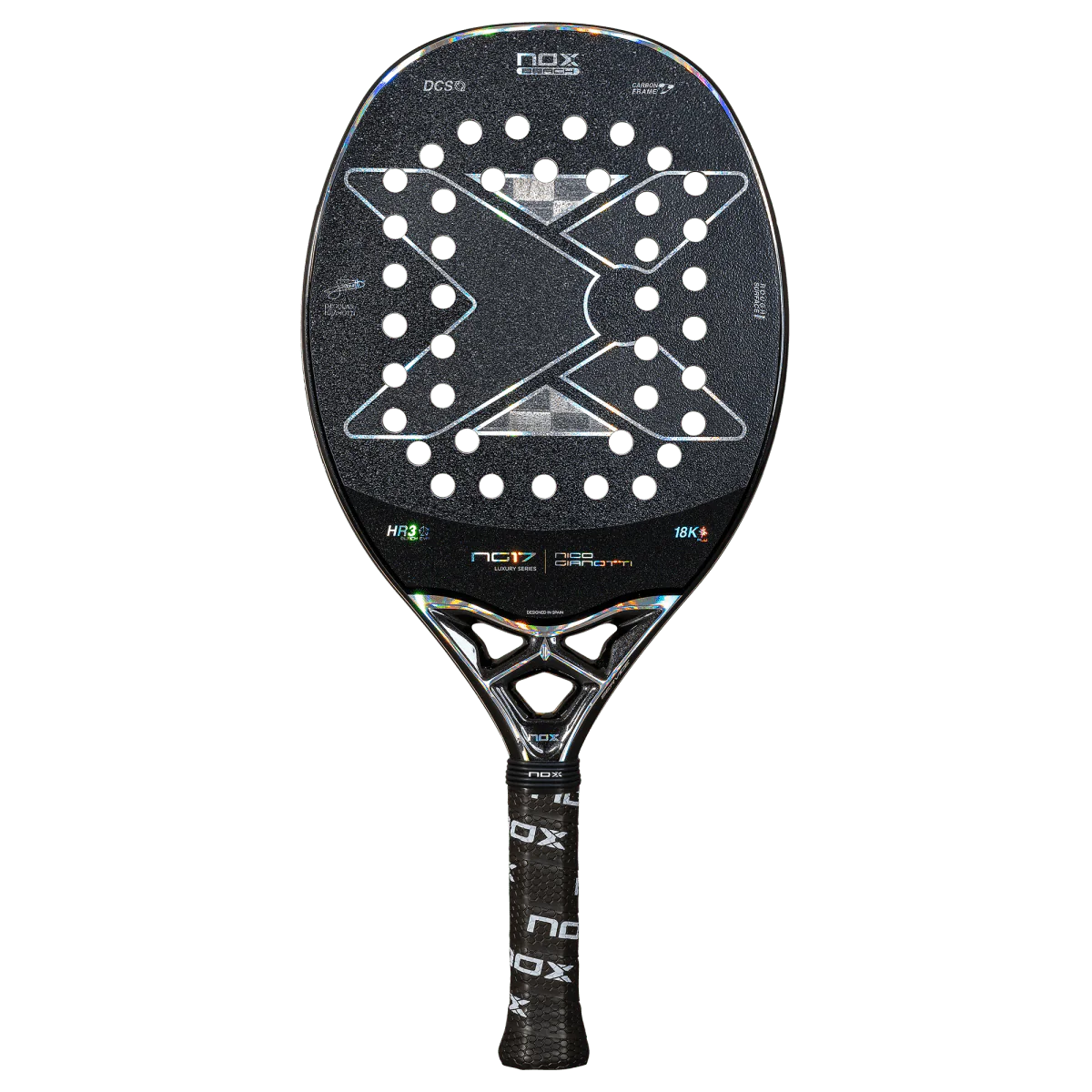 Beach Tennis Racket NG17 LUXURY 2025. Nico Gianotti Racket