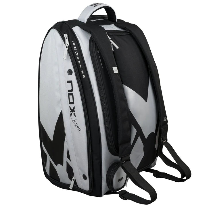 AT10 Competition XL Compact Padel Bag in Grey/Black.