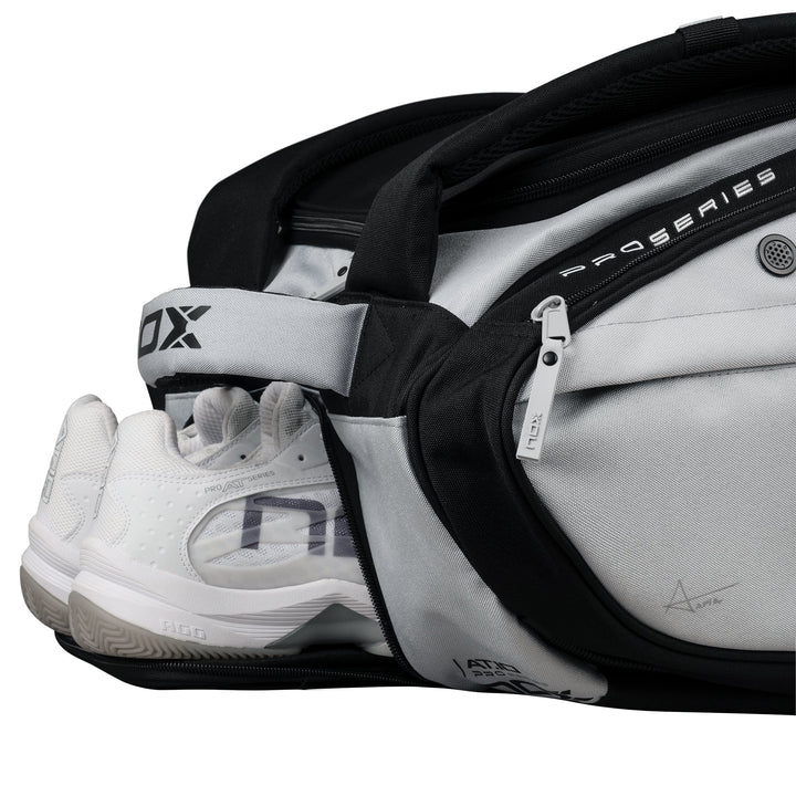 AT10 Competition XL Compact Padel Bag in Grey/Black.