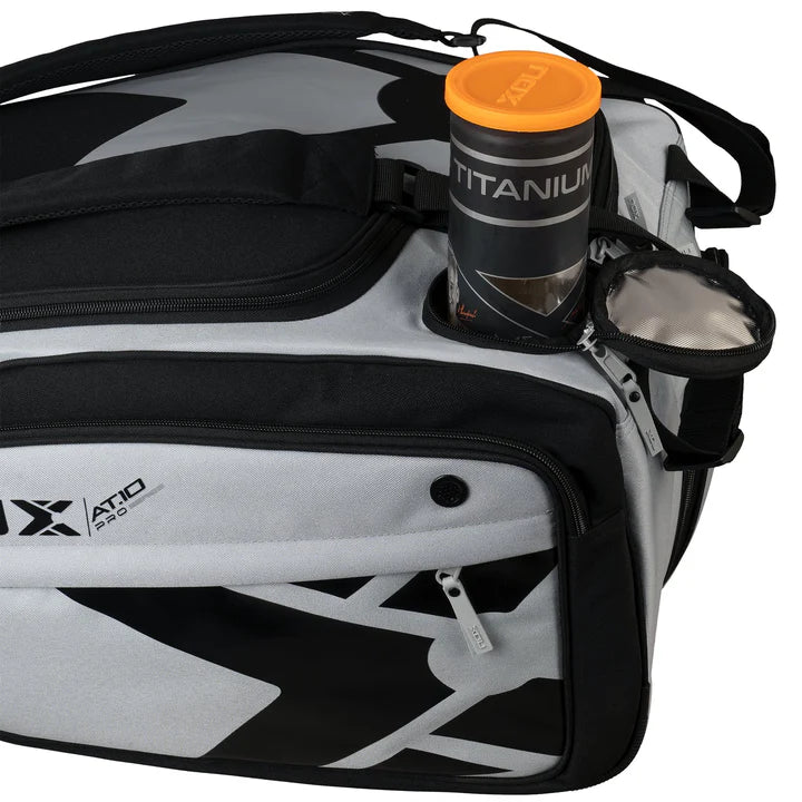 AT10 Competition XL Compact Padel Bag in Grey/Black.