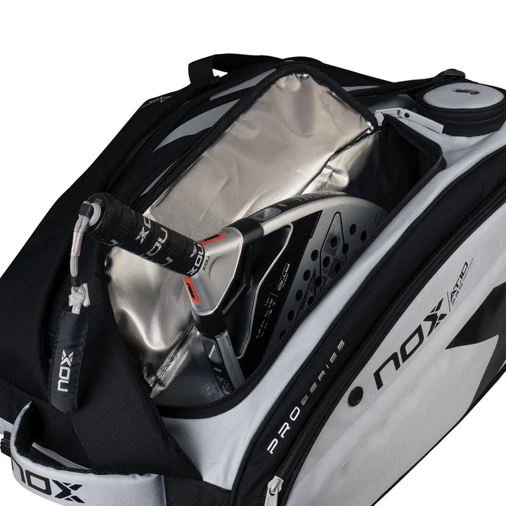 AT10 Competition XL Compact Padel Bag in Grey/Black.