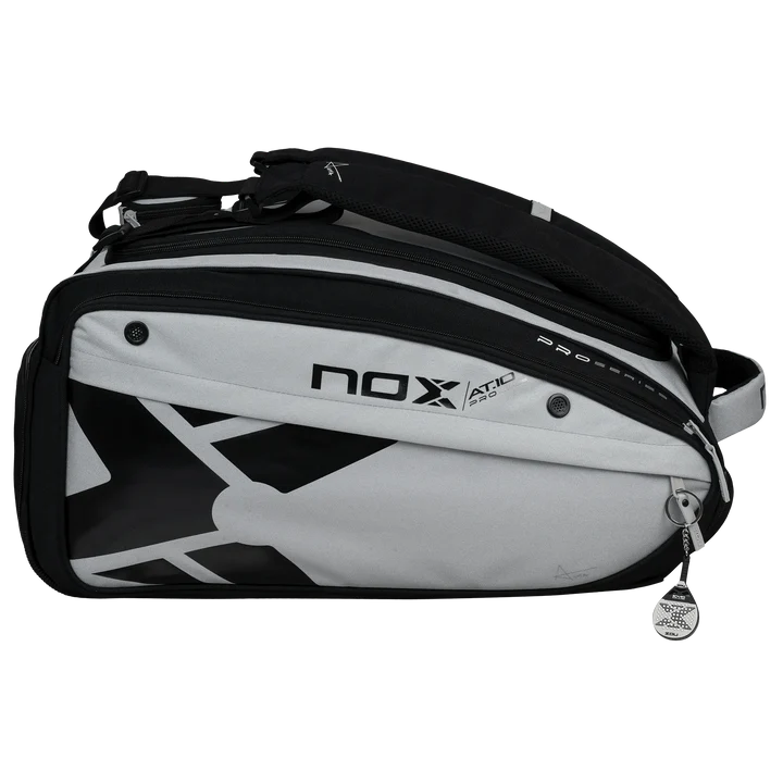 AT10 Competition XL Compact Padel Bag in Grey/Black.