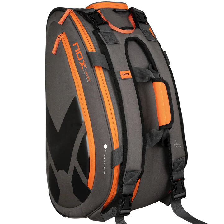 AT10 TEAM GREY/ORANGE PADEL BAG