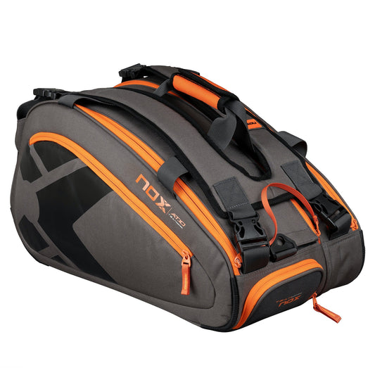 AT10 TEAM GREY/ORANGE PADEL BAG