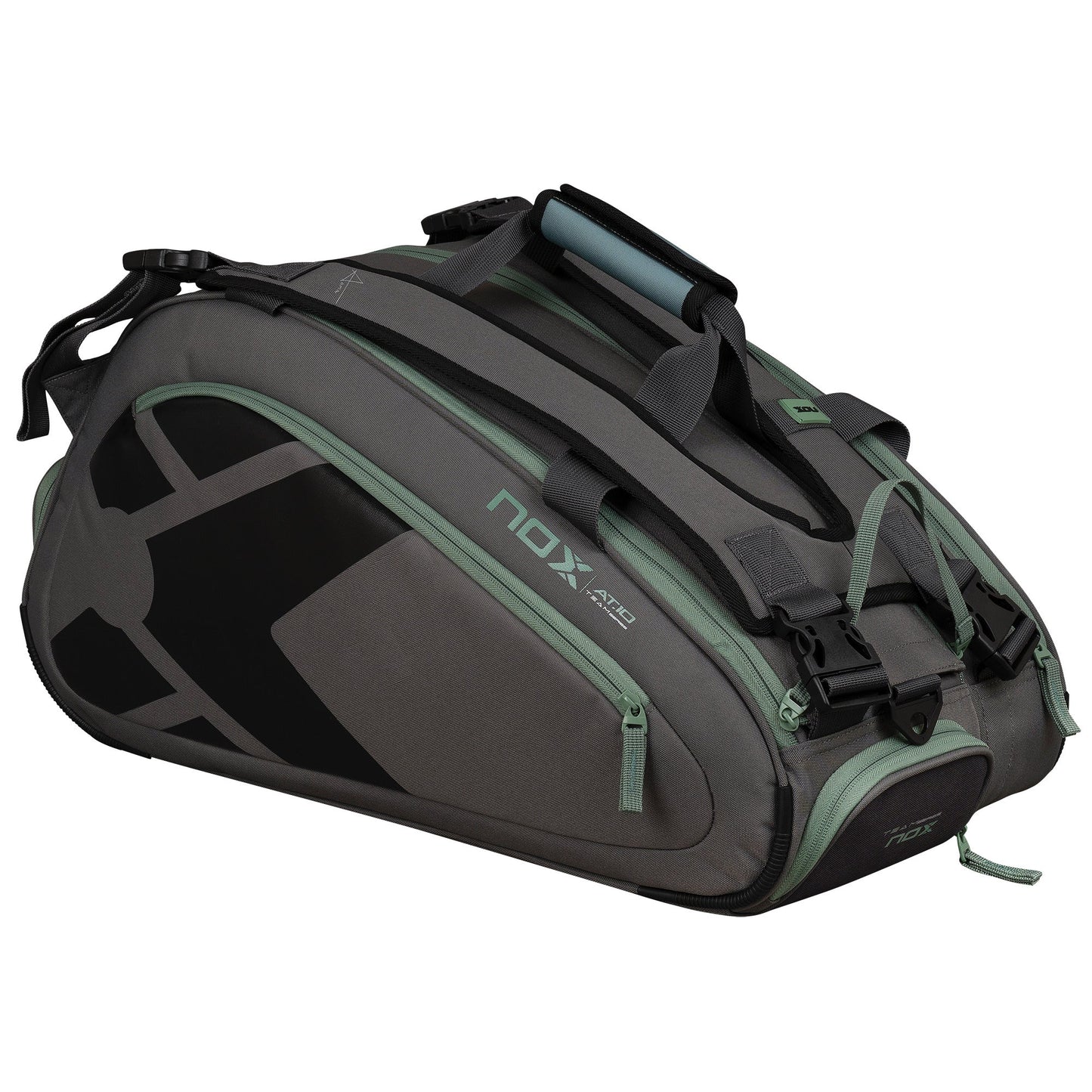 AT10 TEAM GREY/GREEN PADEL BAG