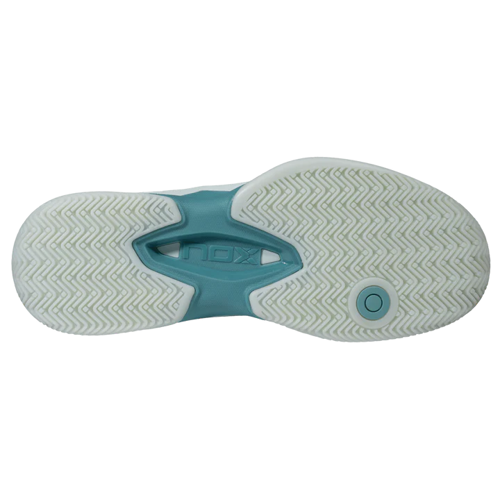 AT10 LUX Morning Mist/Turquoise Padel Shoes