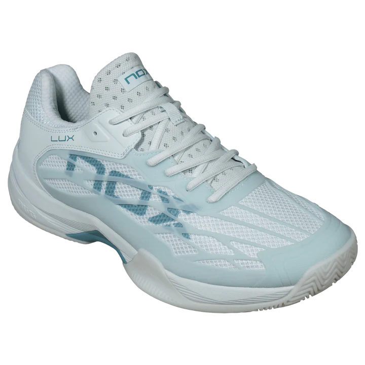 AT10 LUX Morning Mist/Turquoise Padel Shoes