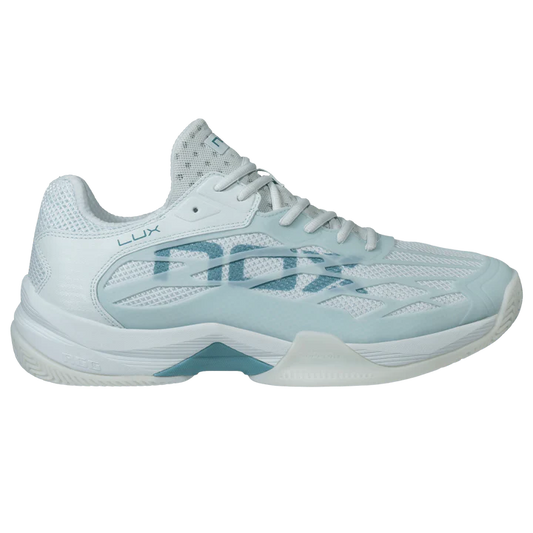 AT10 LUX Morning Mist/Turquoise Padel Shoes