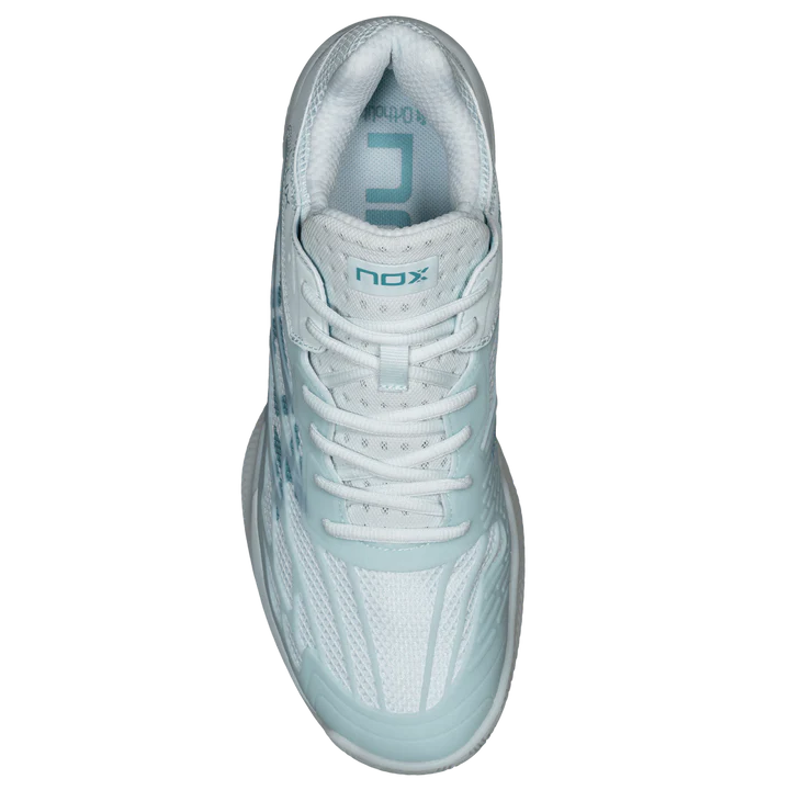 AT10 LUX Morning Mist/Turquoise Padel Shoes