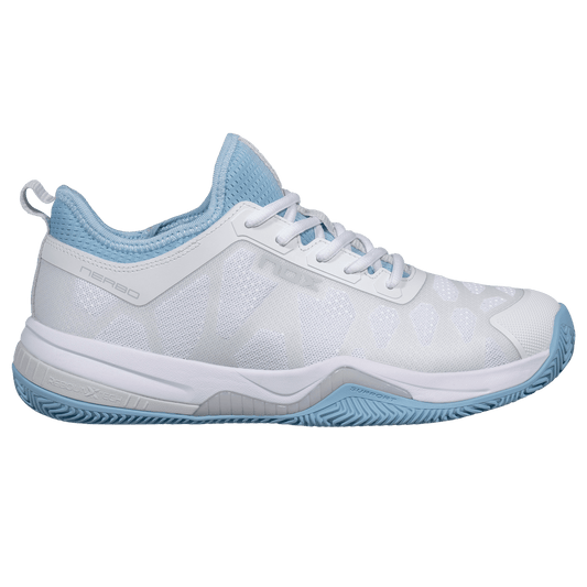 NERBO White/Sunset Blue Padel Shoes