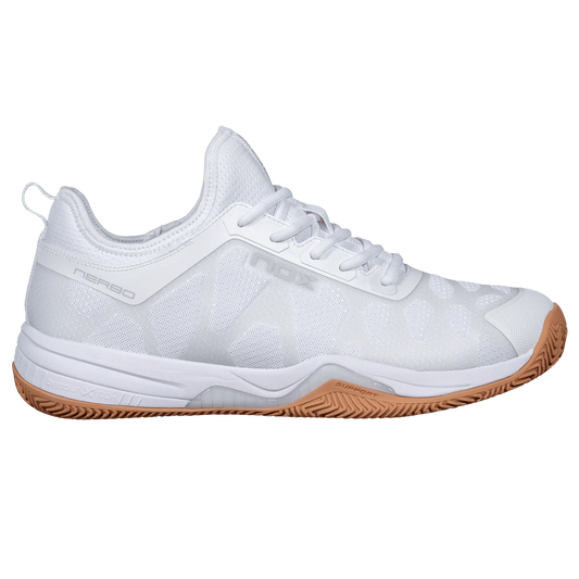 NERBO White/Caramel Sole Padel Shoes