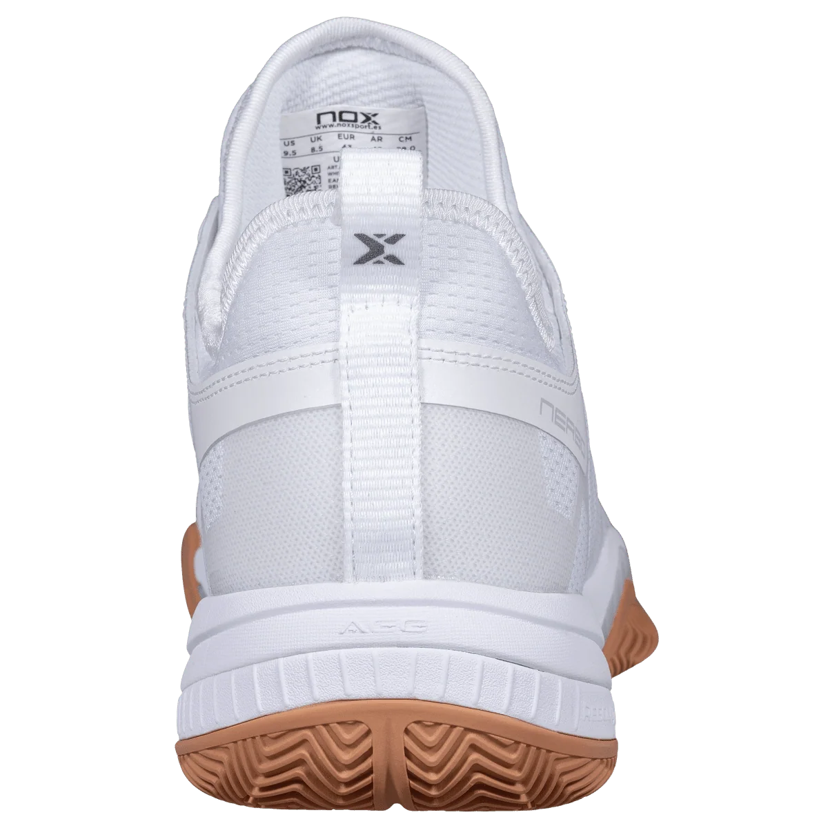 NERBO White/Caramel Sole Padel Shoes