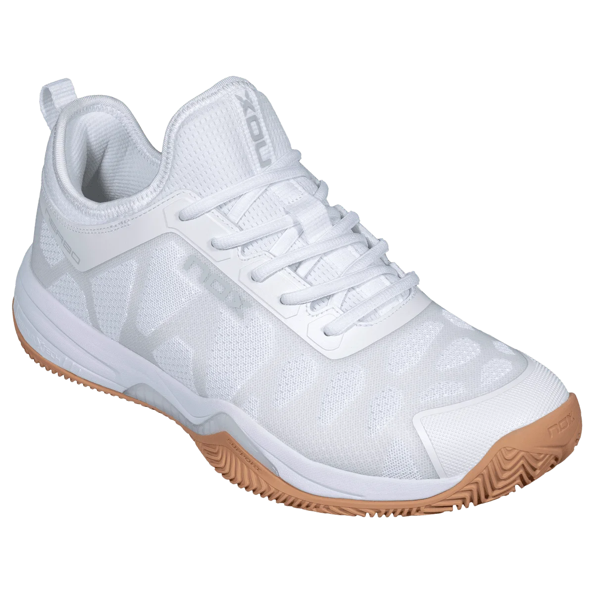 NERBO White/Caramel Sole Padel Shoes