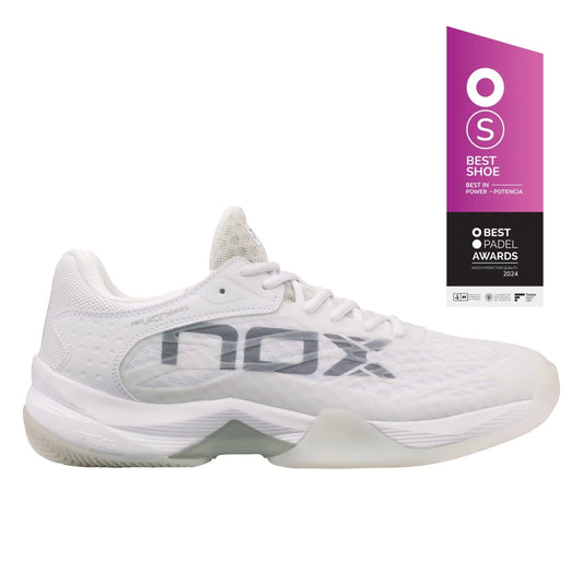 AT10 LUX Padel Shoes White / Grey