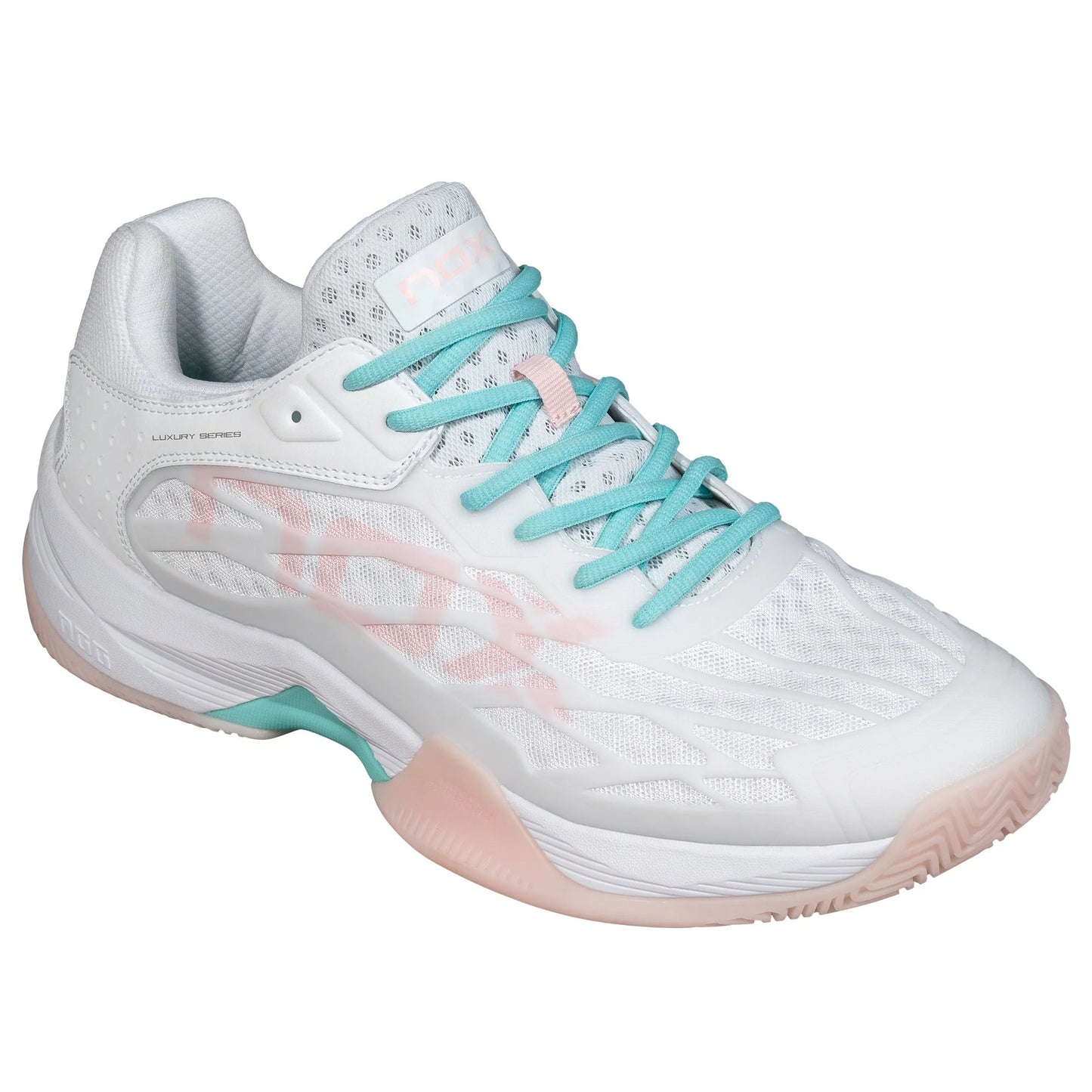 Padel shoes Nox AT10 LUX WHITE/POTPURRI