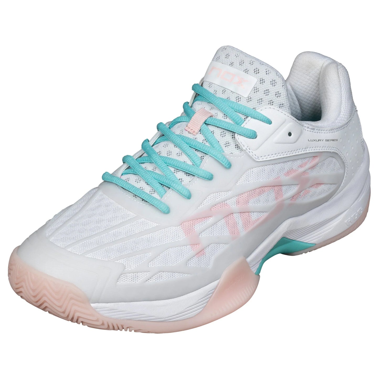 Padel shoes Nox AT10 LUX WHITE/POTPURRI