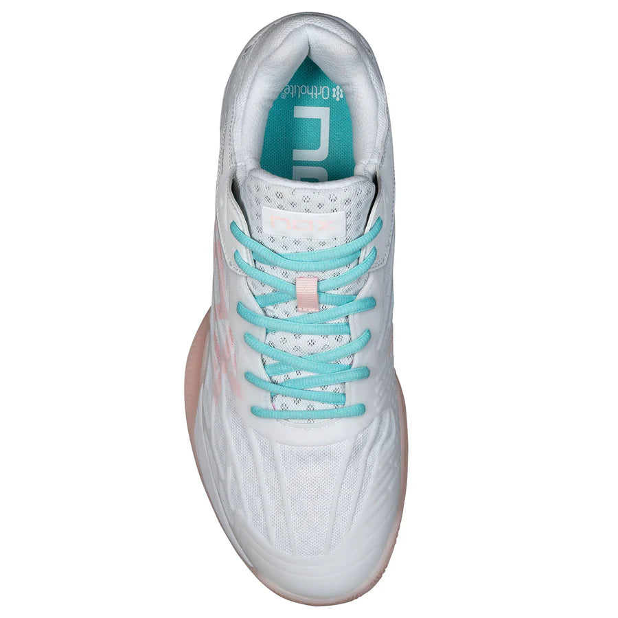 Padel shoes Nox AT10 LUX WHITE/POTPURRI