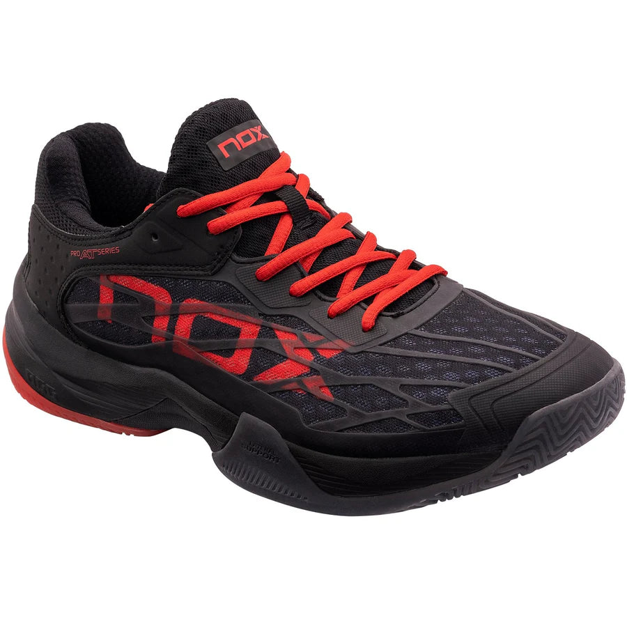 Padel shoes Nox AT10 LUX Black/Red