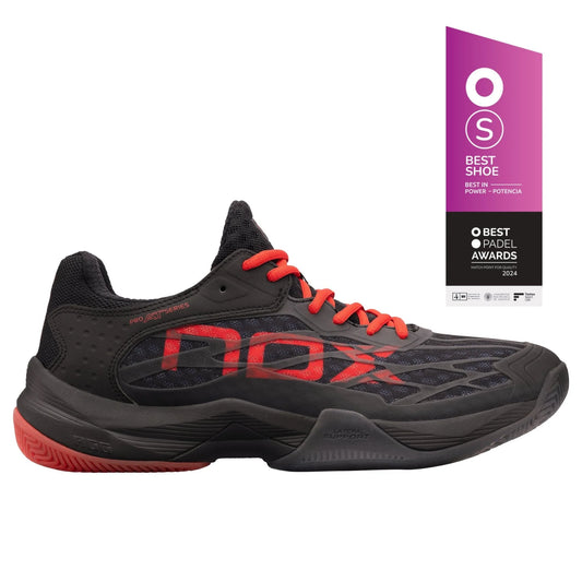 Padel shoes Nox AT10 LUX Black/Red