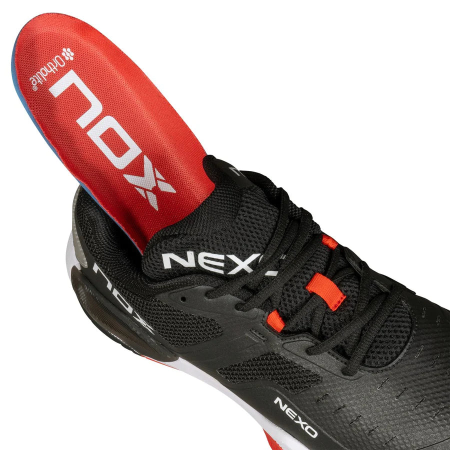 Pickleball LUX NEXO Black/Lava Red NEXO Shoes