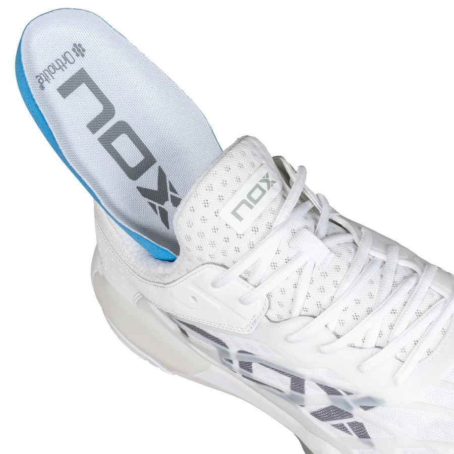 Pickleball LUX TEMPO White/Grey TEMPO Pickleball Shoes